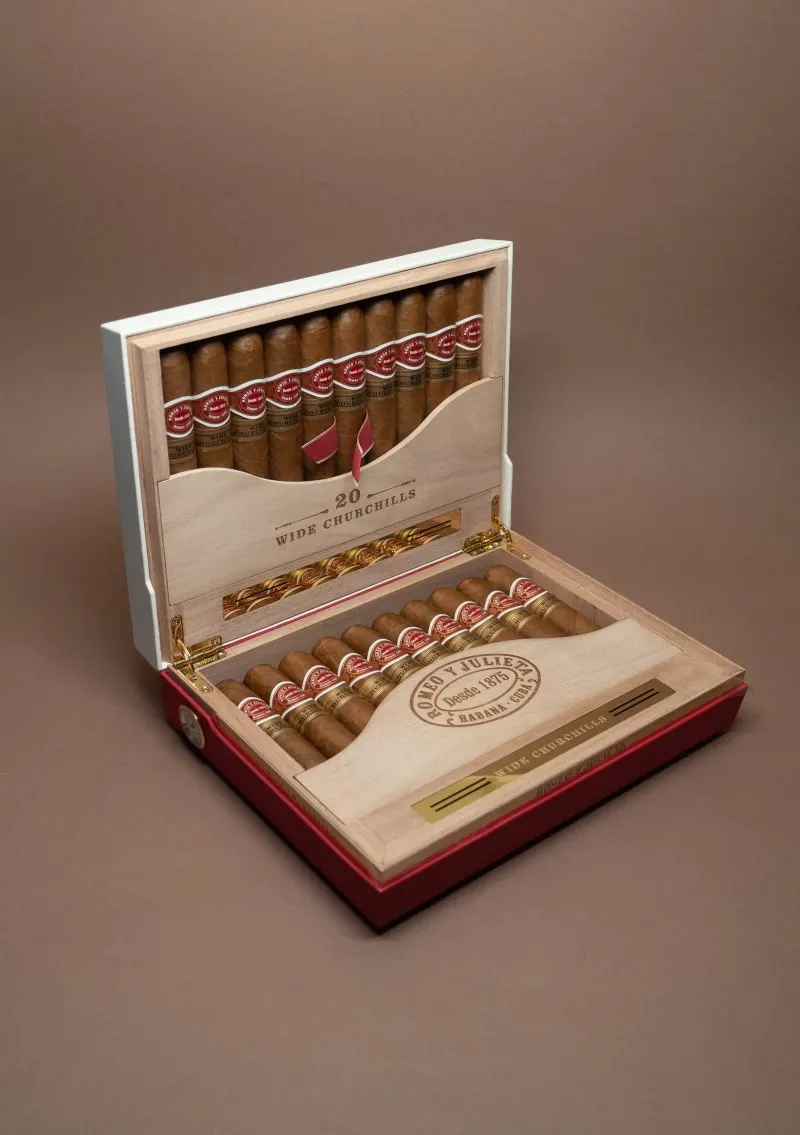 Romeo Y Julieta, Wide Churchill Travel Humidor
